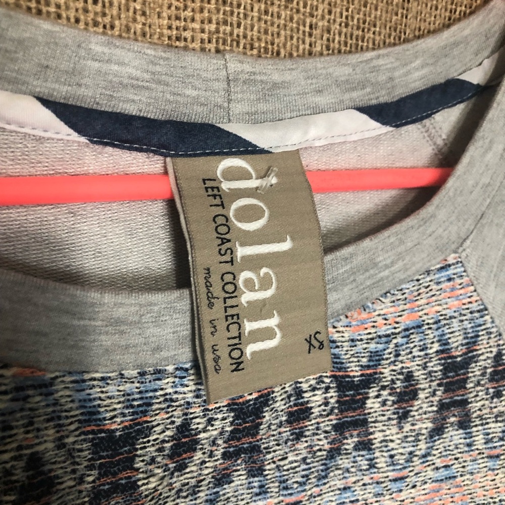Dolan Anthropologie Crop Top XS Knit Short Sleeve - Picture 3 of 8